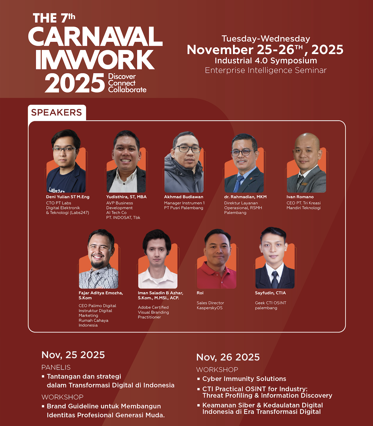 SPEAKERS IMWORK 2026